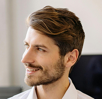 Michael Brennan, CTO de uma empresa fintech de cripto, headshot de líder em tecnologia